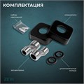 Смеситель для ванны ZEIN Z3837, однорычажный, душевой набор, черный 9932145 - фото 17171166