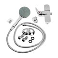 Смеситель для душа ZEIN Z4115, однорычажный, лейка 5 режимов, шланг, держатель, хром 10198209 - фото 17171186