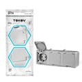Розетка TOKOV ELECTRIC, Dita, 3-м, 16А, IP54, 250В, с з/к, с серой кр, серый, TKL-DT-R3Z-C06-IP54 10404702 - фото 17171240