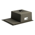 Мойка кухонная AFLORN AF95848F-L, врезная, левая, S=3 и 0,8 мм, 58х48х22 см, сифон, графит 10424929 - фото 17171376