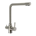 Смеситель для кухни ZEIN Z3737, с выходом под фильтрованную воду, высота излива 31 см, сатин 9932045 - фото 17171907