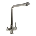 Смеситель для кухни ZEIN Z3737, с выходом под фильтрованную воду, высота излива 31 см, сатин 9932045 - фото 17171908