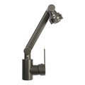 Смеситель для кухни ZEIN Z3746, однорычажный, высота регулируемая, аэратор 2 режима, графит 9932054 - фото 17171926