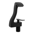 Смеситель для раковины ZEIN Z3809, дизайнерский, однорычажный, высота излива 14 см, черный 9932117 - фото 17172140