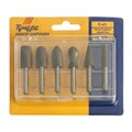Набор шарошек по дереву и пластику ТУНДРА, пескоструйная обработка, хвостовик 6 мм, 6 шт. 9846413 - фото 17172326
