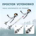 Насадка на триммер ТУНДРА, лодочный мотор, посадочное место 26 мм, шкив 9 зубьев 9937002 - фото 17173142