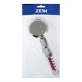 Лейка для душа ZEIN Z4087, микроточки, кнопка "стоп", вентилятор, спираль, фиолетовый/хром 10198186 - фото 17173303