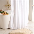 Штора для ванной SL Home, с люверсами, полиэстер, 200×200 см, белая 9924614 - фото 17174605