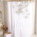 Штора для ванной SL Home, с люверсами, полиэстер, 200×200 см, белая 9924614 - фото 17174606