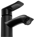 Смеситель для раковины ZEIN Z3717, однорычажный, длина излива 12 см, пластик, черный 9932025 - фото 17175467