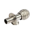 Кран угловой ZEIN engr, 1/2" х 1/2", кран-букса латунь/керамика, нерж. сталь, сатин 10450885 - фото 17176808