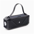 Фонарь аккумуляторный, 5Вт, 1200мАч, IPX5, Bluetooth, AUX, USB, радио, солнеч.бат, зеленый 10723688 - фото 17176915