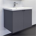 Тумба-умывальник Comforty «Лима-70П» антрацит, раковина Como 70 10732357 - фото 17178416