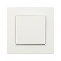 Выключатель проходной TOT Elegant, 10 А, 1 кл., скрытый, белый 10439577 - фото 17180126