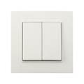 Выключатель TOT Elegant, 10 А, 2 кл., скрытый, белый 10439586 - фото 17180146