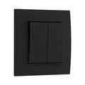 Выключатель проходной TOT Elegant, 10 А, 2 кл., скрытый, черный 10439594 - фото 17180175 Выключатель проходной TOT Elegant, 10 А, 2 кл., скрытый, черный 10439594 - фото 17180175