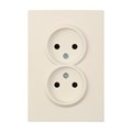 Розетка двухместная TOT Elegant, 10 А, скрытая, без з/к, бежевая 10439609 - фото 17180216 Розетка двухместная TOT Elegant, 10 А, скрытая, без з/к, бежевая 10439609 - фото 17180216