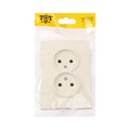 Розетка двухместная TOT Elegant, 10 А, скрытая, без з/к, бежевая 10439609 - фото 17180218 Розетка двухместная TOT Elegant, 10 А, скрытая, без з/к, бежевая 10439609 - фото 17180218