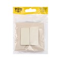 Выключатель TOT Matte Glass, 10 А, 2 кл., скрытый, стекло, бежевый 10439649 - фото 17180353