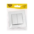 Выключатель TOT Matte Glass, 10 А, 2 кл., скрытый, стекло, серебристый 10439651 - фото 17180358 Выключатель TOT Matte Glass, 10 А, 2 кл., скрытый, стекло, серебристый 10439651 - фото 17180358