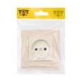 Розетка одноместная TOT Matte Glass, 10 А, скрытая, без з/к, стекло, бежевая 10439663 - фото 17180393