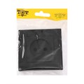Розетка одноместная TOT Matte Glass, 10 А, скрытая, без з/к, стекло, черная 10439665 - фото 17180403