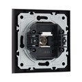 Розетка телевизионная одноместная TOT Matte Glass, скрытая, стекло, черная 10439692 - фото 17180522