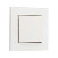 Выключатель TOT Glossy Glass, 10 А, 1 клавиша, скрытый, стекло, белый 10439697 - фото 17180545