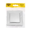 Выключатель TOT Glossy Glass, 10 А, 1 клавиша, скрытый, стекло, серебристый 10439698 - фото 17180553