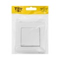 Выключатель проходной TOT Glossy Glass, 10 А, 1 клавиша, скрытый, стекло, белый 10439701 - фото 17180563