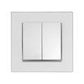 Выключатель проходной TOT Glossy Glass, 10 А, 2 клавиши, скрытый, стекло, серебристый 10439712 - фото 17180596 Выключатель проходной TOT Glossy Glass, 10 А, 2 клавиши, скрытый, стекло, серебристый 10439712 - фото 17180596