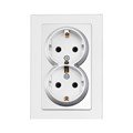 Розетка двухместная TOT Glossy Glass, 16 А, скрытая, с з/к, стекло, серебристая 10439728 - фото 17180651 Розетка двухместная TOT Glossy Glass, 16 А, скрытая, с з/к, стекло, серебристая 10439728 - фото 17180651