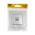 Розетка компьютерная одноместная TOT Glossy Glass, скрытая, стекло, серебристая 10439732 - фото 17180663 Розетка компьютерная одноместная TOT Glossy Glass, скрытая, стекло, серебристая 10439732 - фото 17180663