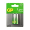 Батарейка алкалиновая GP Super, AA, LR6-2BL, 1.5В, блистер, 2 шт. 10783283 - фото 17181263