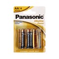 Батарейка алкалиновая Panasonic Alkaline Power, AA, LR6-4BL, 1.5В, блистер, 4 шт. 10837534 - фото 17184157