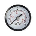 Манометр ZEIN, аксиальный, диаметр корпуса 50 мм, 6 бар, 1/4" 10450872 - фото 17184764