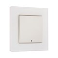 Выключатель TOT Matte Glass, 10 А, 1 кл., с подсветкой, скрытый, стекло, белый 10439644 - фото 17184863