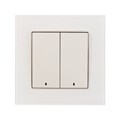 Выключатель TOT Matte Glass, 10 А, 2 кл., с подсветкой, скрытый, стекло, белый 10439657 - фото 17184888