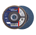 Лепестковый круг 125x22,23 мм Р80 цирконий по металлу конический Flexione КЛТ-2 10000708 FLX0001108 - фото 17191238