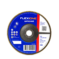 Круг лепестковый конический Flexione Цирконий 180x22мм, Р80 10000238 FLX0001110 - фото 17191247