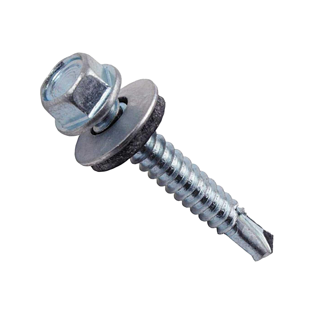 Саморезы кровельные 5,5 х 19 мм цинк, 250 шт/уп